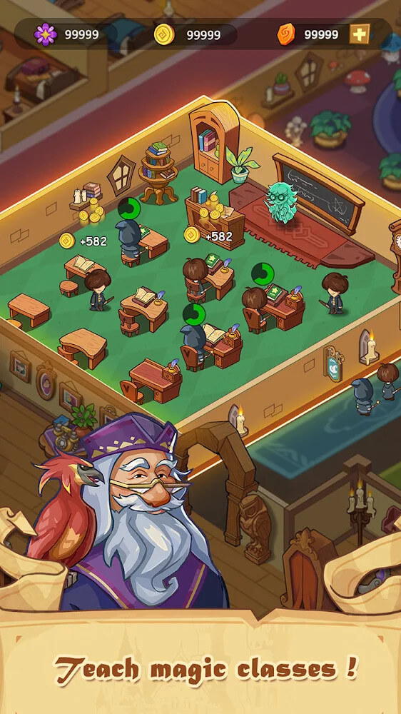 Idle Magic School v2.8.0 MOD APK (Holy Water/Magic Fruit)