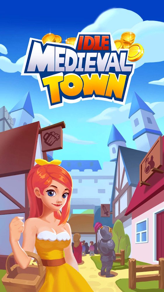 Idle Medieval Town v1.1.8 MOD APK (Unlimited Money) Download