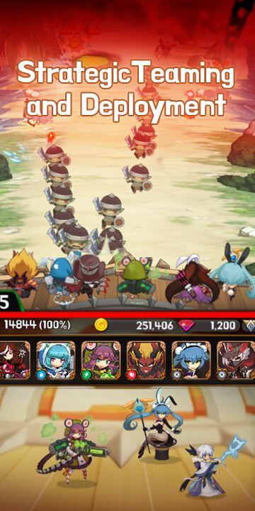 Idle Merge Heroes v1.0.59 MOD APK (Free Upgrades/High Damage)