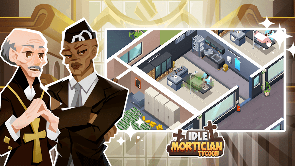 Idle Mortician Tycoon v1.0.69 MOD APK (Unlimited All Resources)