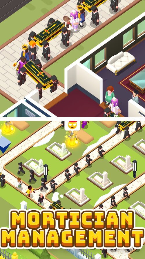 Idle Mortician Tycoon v1.0.69 MOD APK (Unlimited All Resources)