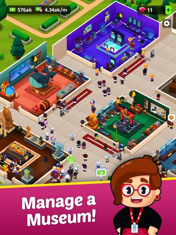 Idle Museum Tycoon v1.7.5 MOD APK (Unlimited Money)