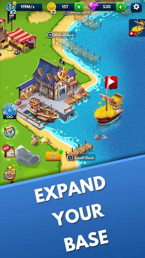 Idle Pirate Tycoon v1.6.2 MOD APK (Unlimited Money)