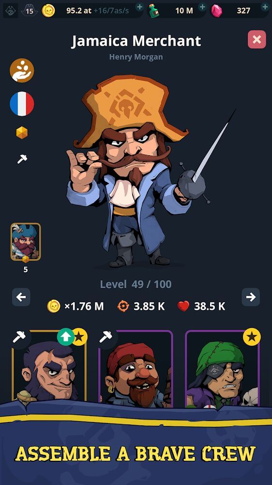 Idle Pirates v1.20 MOD APK (Unlimited Money)