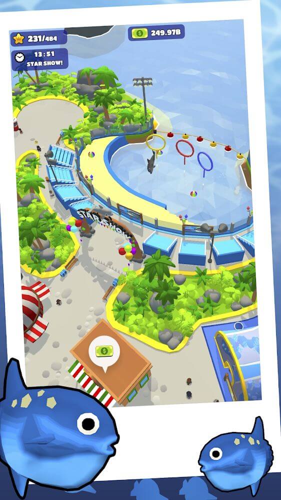 Idle Sea Park v38.1.186 MOD APK (Free Build/Research)