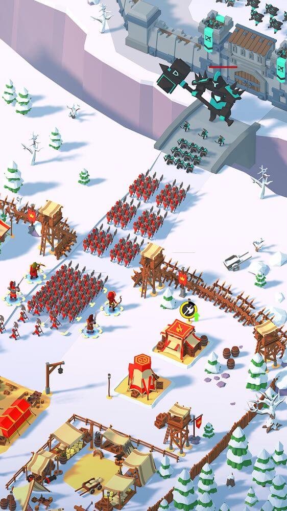 Idle Siege v1.9.1 MOD APK (Free Upgrade, Speed Map)