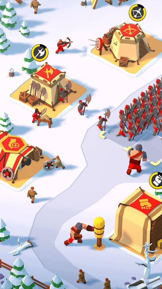 Idle Siege v1.9.1 MOD APK (Free Upgrade, Speed Map)