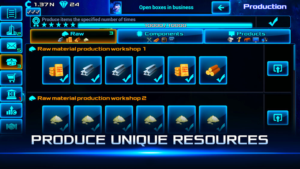 Idle Space Business Tycoon v2.1.50 MOD APK (Unlimited Diamonds)