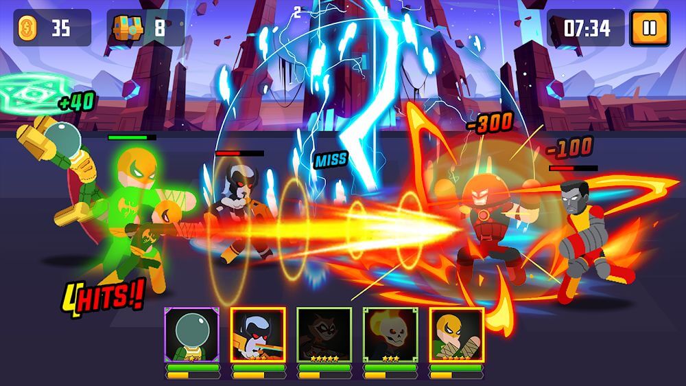 Idle Stickman Heroes Fight v0.1.2 MOD APK (Unlimited Money)