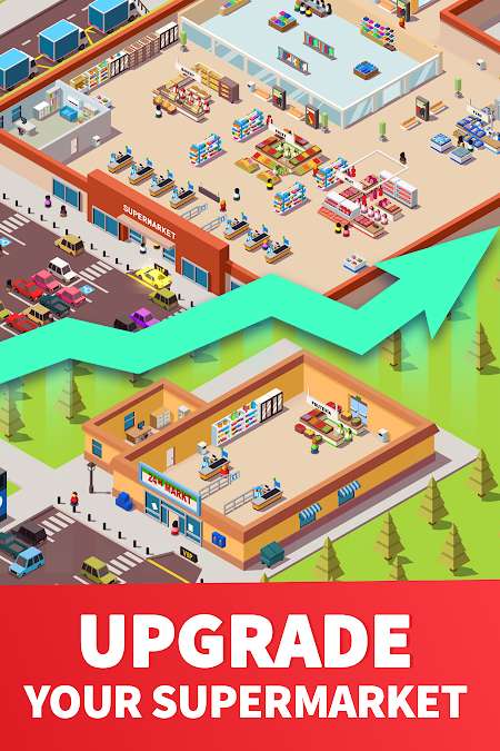 Idle Supermarket Tycoon v2.3.6 MOD APK (Unlimited Money/Coins)