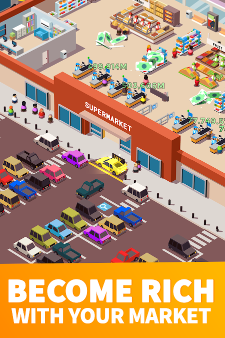 Idle Supermarket Tycoon v2.3.6 MOD APK (Unlimited Money/Coins)