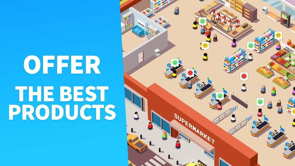 Idle Supermarket Tycoon v3.2.7 MOD APK (Unlimited Money)