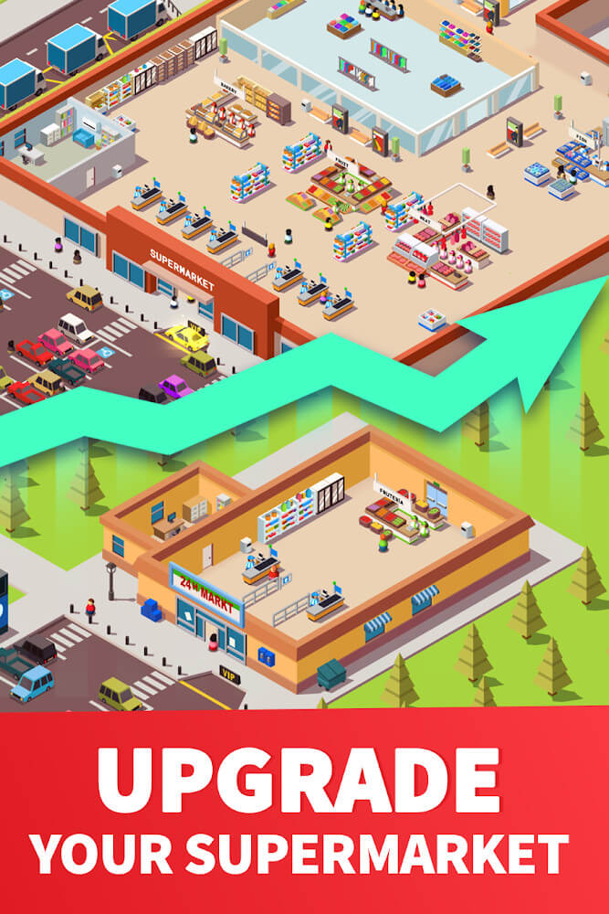 Idle Supermarket Tycoon v3.2.7 MOD APK (Unlimited Money)