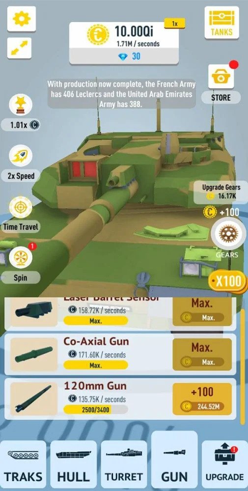 Idle Tanks 3D v0.8 MOD APK (Unlimited Money) Download