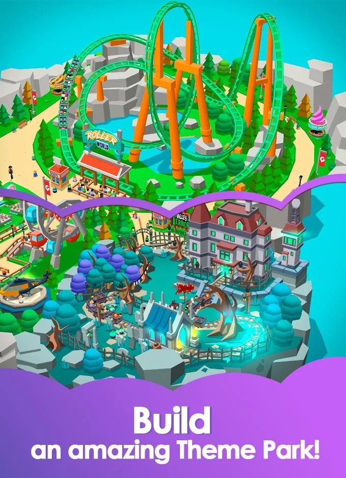 Idle Theme Park Tycoon APK + MOD (Unlimited Money) v2.6.2