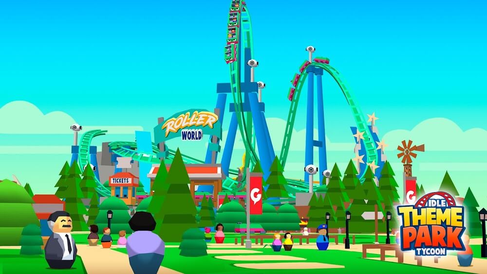 Idle Theme Park Tycoon v5.3.1 MOD APK (Unlimited Money)