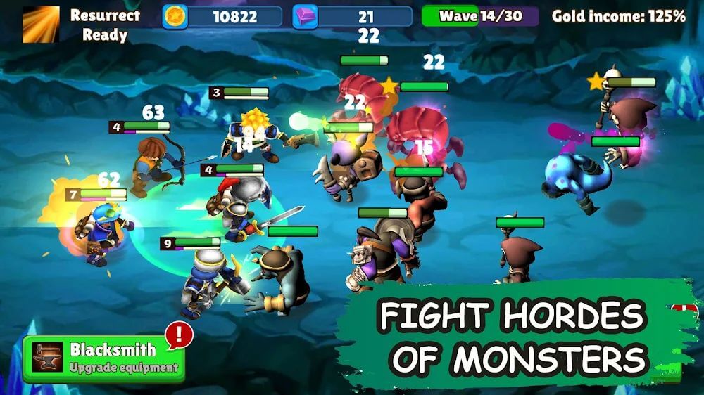 Idle Warrior Tales v1.1.16 MOD APK (Unlimited Money, Premium)