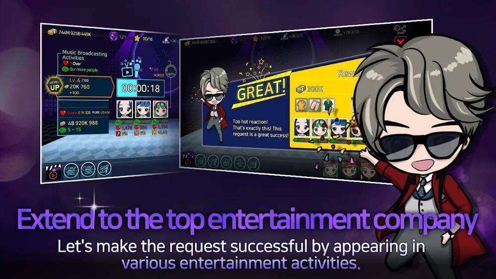 Idol Stage v1.0.55 MOD APK (Unlimited Money)