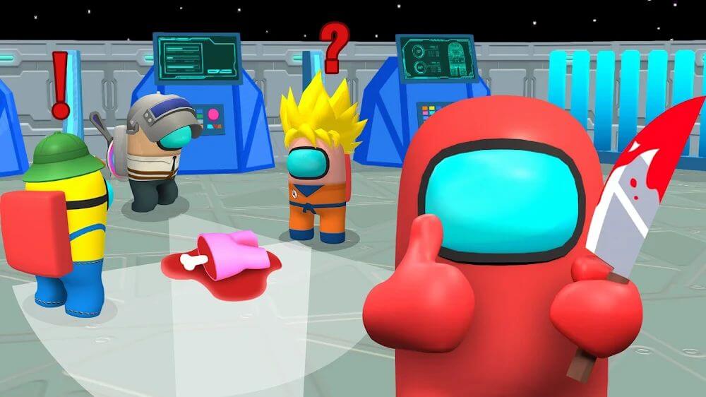 Impostor vs Crewmate v5.0 MOD APK (Dumb Enemy)