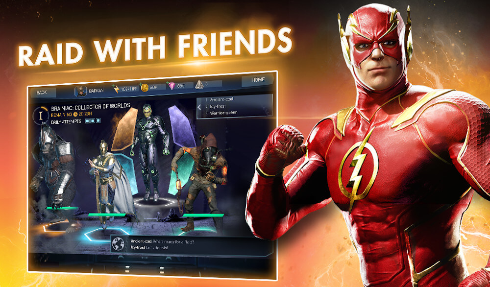 Injustice 2 v6.3.1 MOD APK + OBB (Mega Menu)