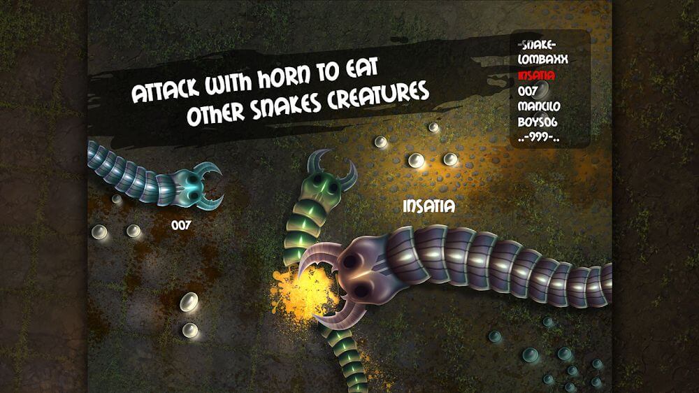 Insatiable IO Snakes v3.1.8 MOD APK (Unlimited Exp, Grow, Ghost)