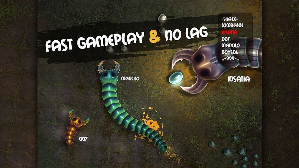 Insatiable IO Snakes v3.1.8 MOD APK (Unlimited Exp, Grow, Ghost)