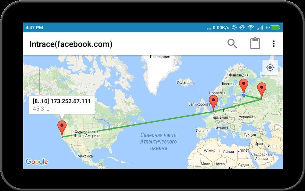 Intrace: Visual Traceroute v2.10 MOD APK (Premium Unlocked)