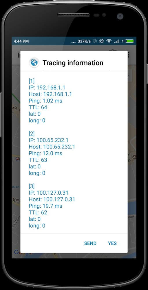 Intrace: Visual Traceroute v2.10 MOD APK (Premium Unlocked)