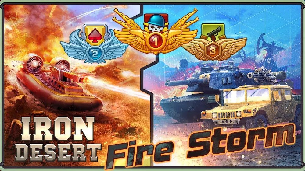 Iron Desert - Fire Storm v6.6 MOD APK (One Hit)