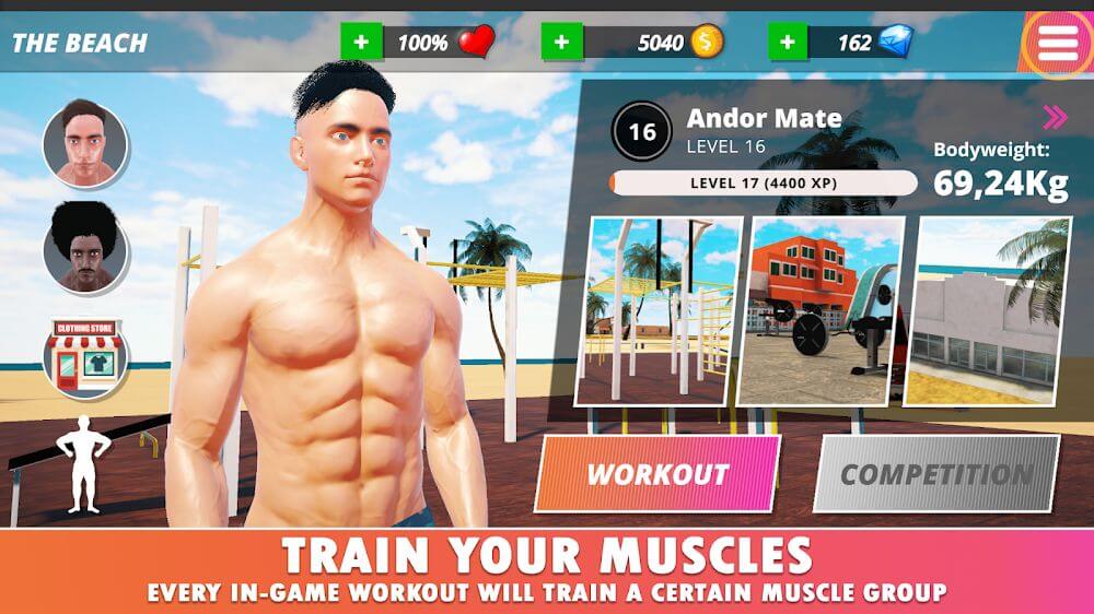 Iron Muscle IV v1.293 MOD APK (Unlimited Money, Diamond)