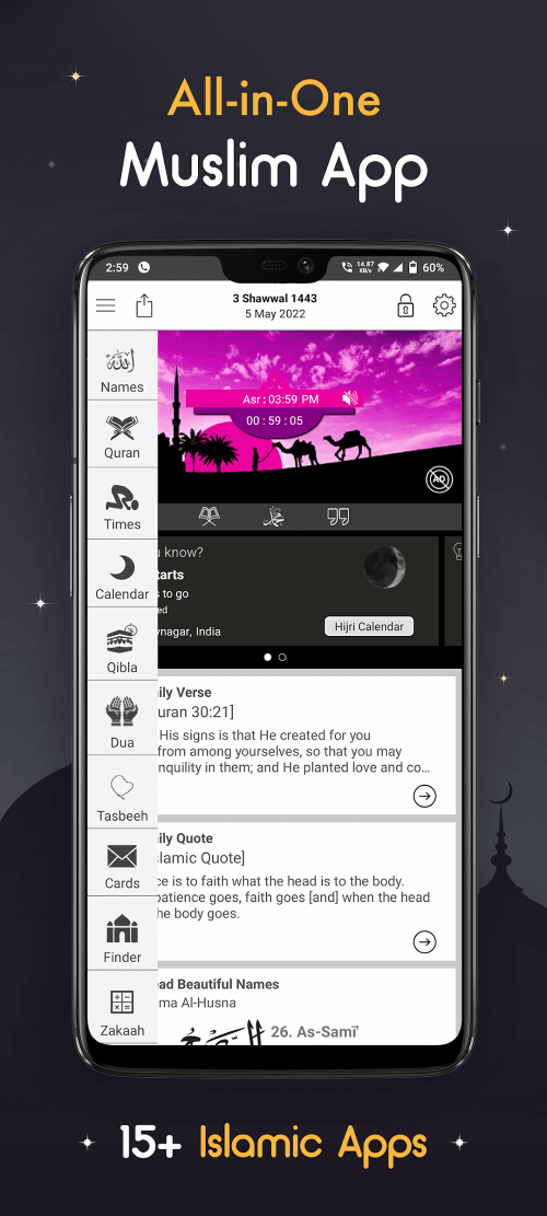 Islamic Calendar v5.5 MOD APK (Premium Unlocked)