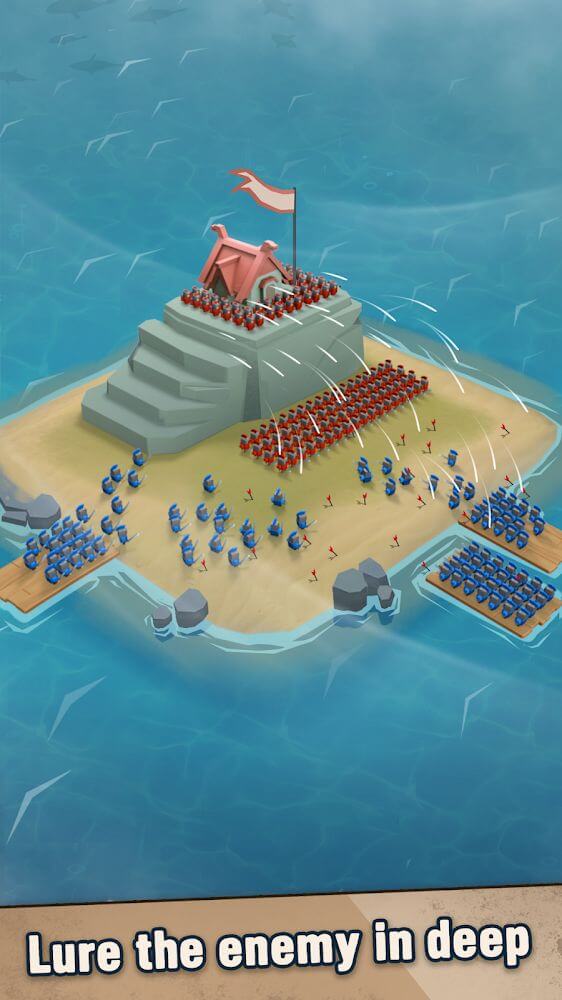 Island War v4.4.3 MOD APK (Dumb Enemy)