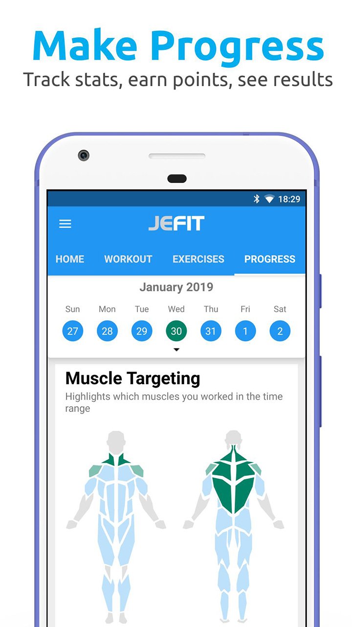 JEFIT Workout Tracker MOD APK 11.20 (Pro Unlocked)