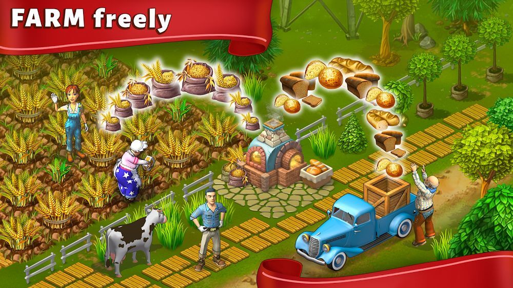 Jane's Farm - FarmUp v9.18.2 MOD APK (Unlimited Money)