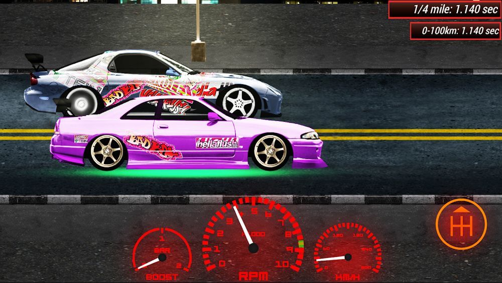 Japan Drag Racing 2D v27 MOD APK (Unlimited Money)