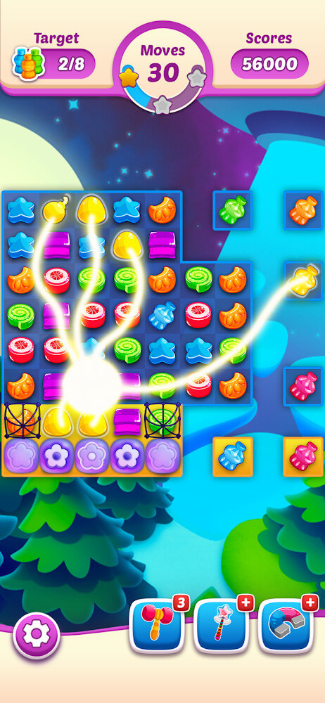 Jelly Juice v1.143.3 MOD APK (Unlimited Stars, Lives)