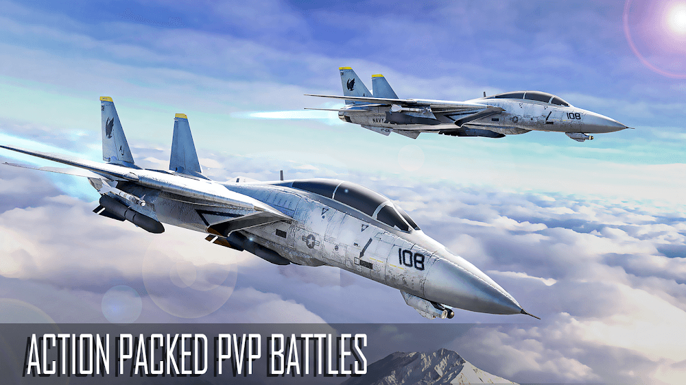 Jet Fighter: Plane Game v6.1 MOD APK (Unlimited Money)