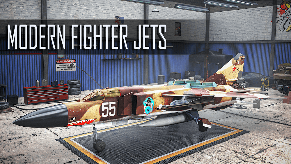 Jet Fighter: Plane Game v6.1 MOD APK (Unlimited Money)