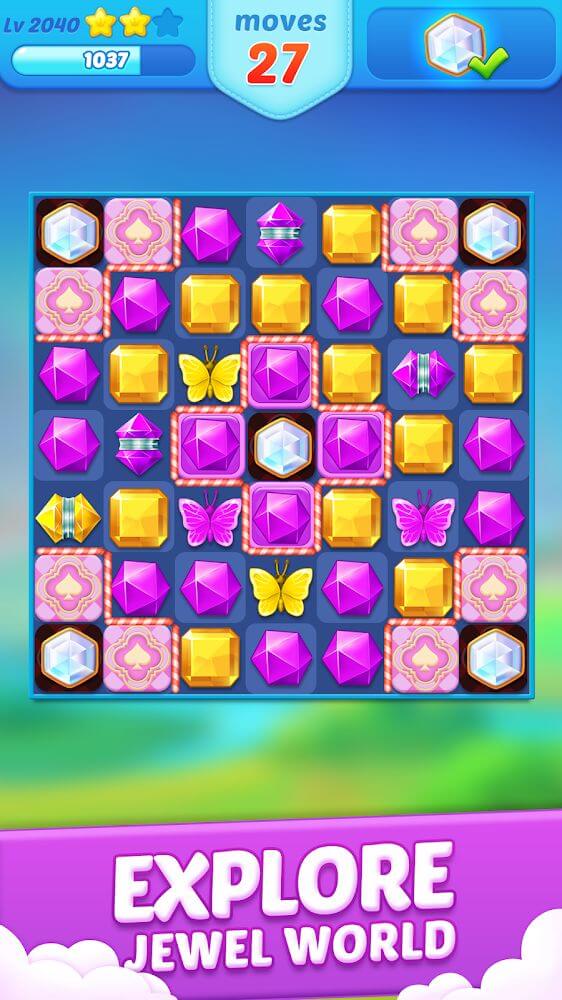 Jewel Crush v6.0.8 MOD APK (Unlimited Coins)