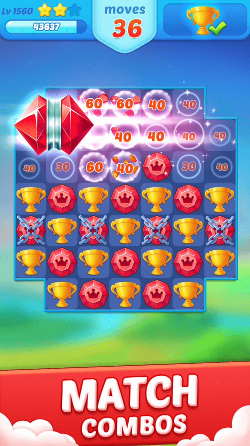 Jewel Crush v6.1.2 MOD APK (Unlimited Coins)