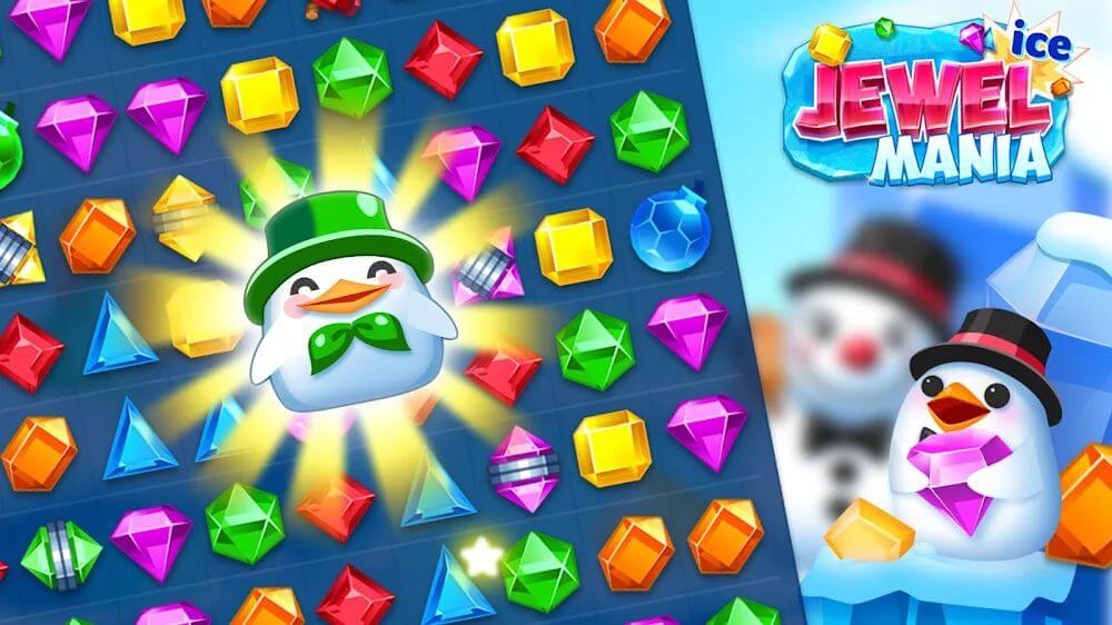 Jewel Ice Mania: Match 3 Puzzle v24.0603.00 MOD APK (Auto Win)