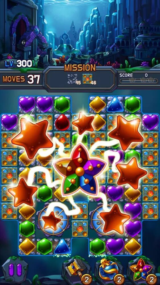 Jewel Water World v1.36.2 MOD APK (Auto Win)