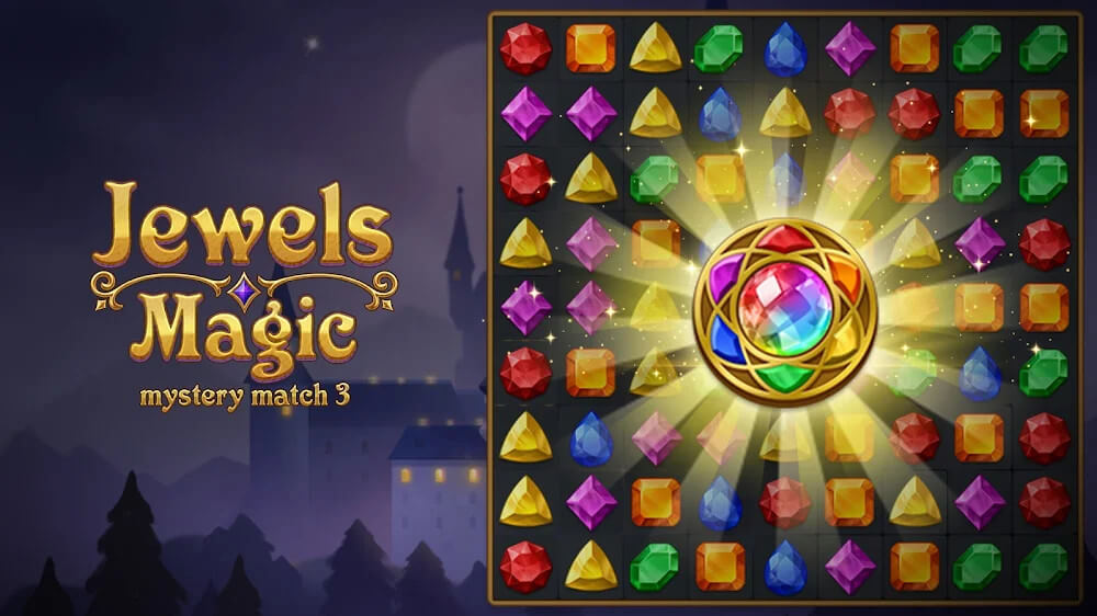 Jewels Magic v23.0828.00 MOD APK (Auto Clear Stage)