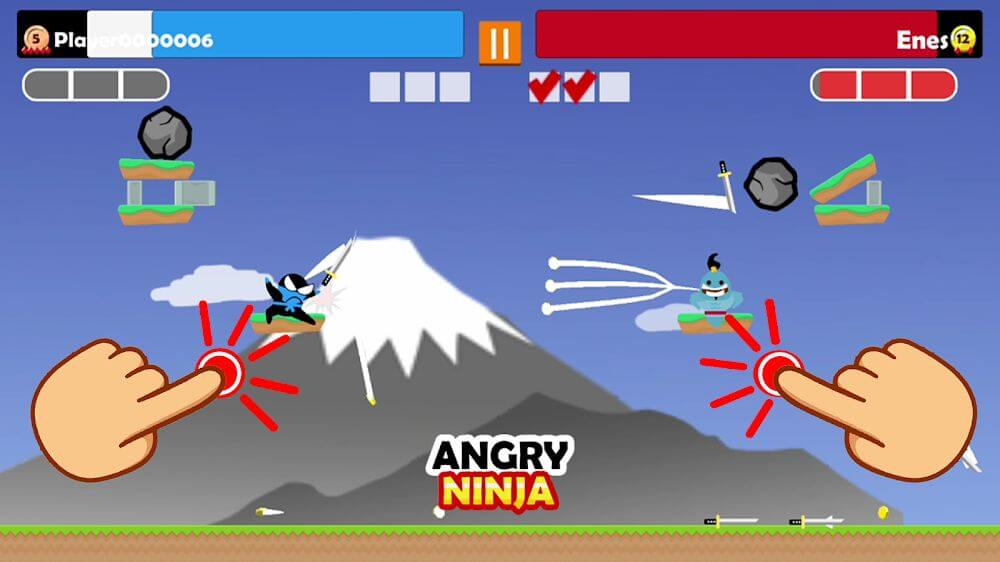 Jumping Ninja Party 2 Player Games v4.1.9 MOD APK (Unlimited Money)