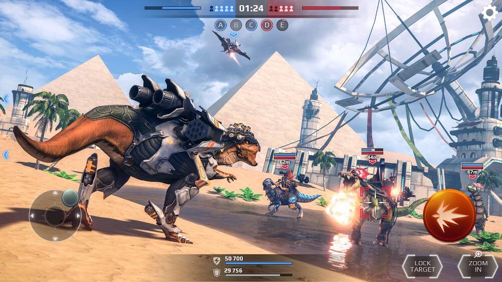 Jurassic Monster World v0.17.1 MOD APK + OBB (Unlimited Ammo)