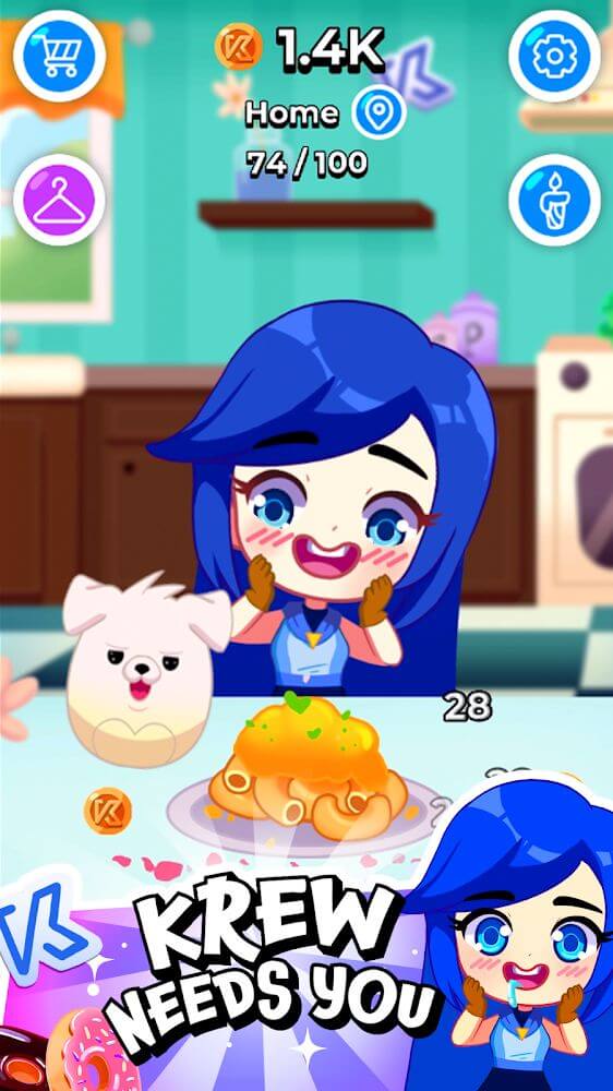 KREW EATS v31.0 MOD APK (Unlimited Money)