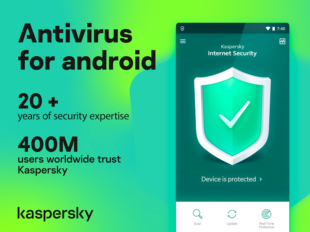 Kaspersky Mobile Antivirus v11.76.4.6357 APK + MOD (Premium Unlocked/Keys)