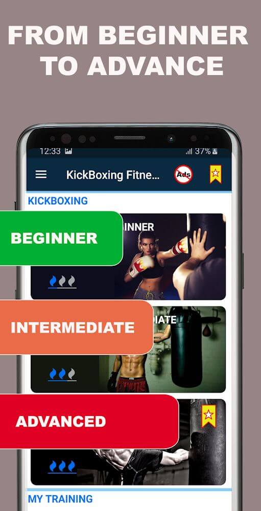 Kickboxing Fitness Trainer v3.32 APK + MOD (Premium Unlocked)