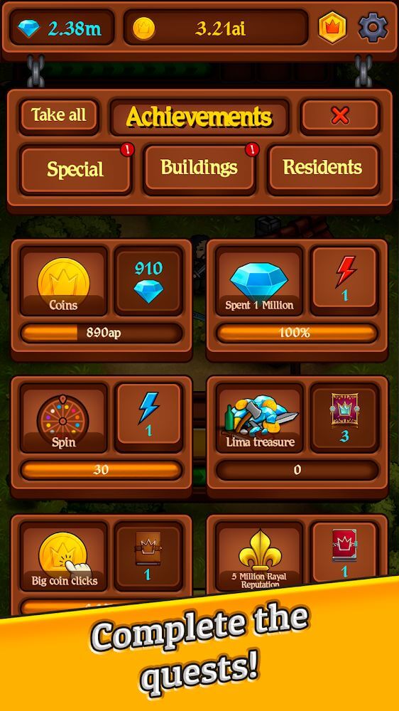 Kingdom: Idle Gold Tycoon v1.0.6 MOD APK (Free Shopping)