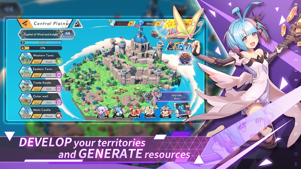 Knightcore Kingdom v1.7.4 MOD APK (Mega Menu)